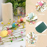 Easter Garland with Lights 6 Foot Easter Egg Garland Decor with 20