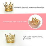 37 PCS Crown Cake Topper Mini Gold Crown Butterfly Disco Ball