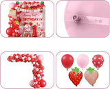 Berry Baby Girl 1st Birthday Decor Strawberry First Birthday