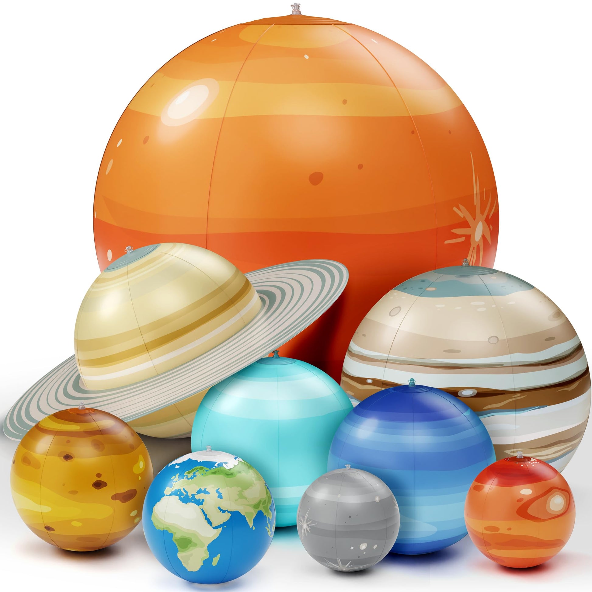 Dan&Darci Inflatable Solar System Planets for Kids - Science Toys -