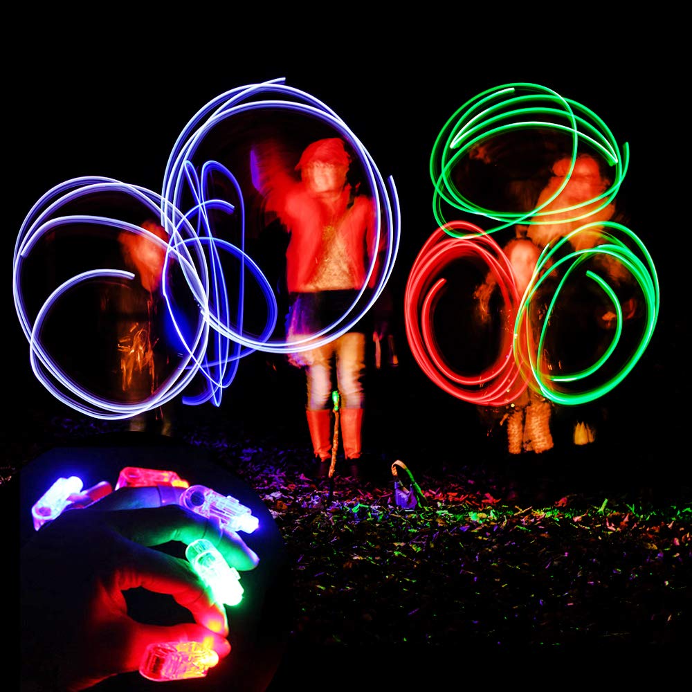 Novelty Place 80Pcs LED Party Finger Lights for Kids with