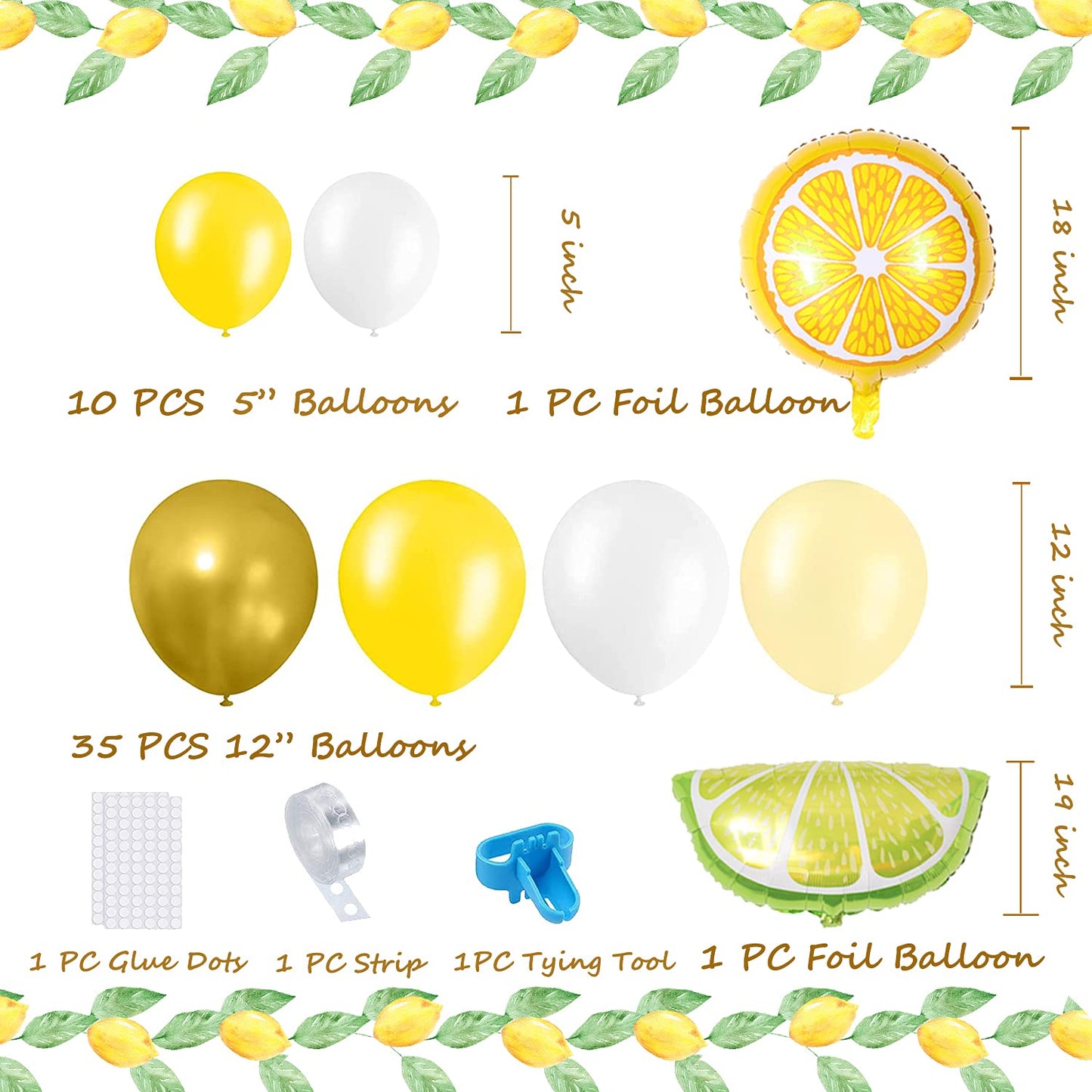 Hombae Lemon Bridal Shower Decorations, Lemon Party Decorations, She