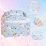 DjinnGlory 36 Pack Unicorn Party Favor Treat Boxes Small Paper Gift