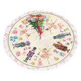 Pink Nutcracker Christmas Tree Skirt 48" Christmas Nutcracker Ballet
