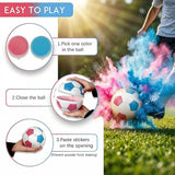 Gender Reveal Soccer Ball with Powder Revelacion de Sexo de Bebe 2