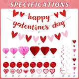 FunnyPars Galentines Day Decorations for Party Happy Galentine's Day