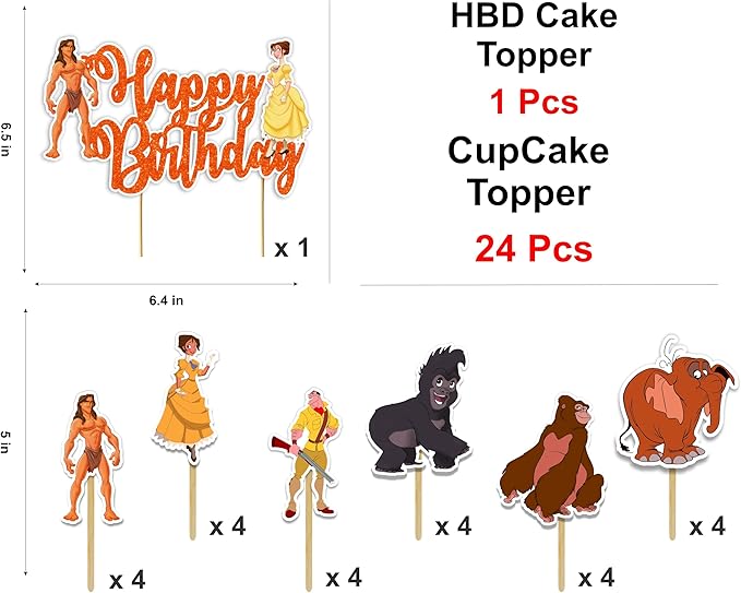 Tarzn Theme Birthday Party Supplies Jungle Safari Adventure