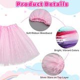 kilofly 6pc Pink Girls Ballet Tutu Kids Birthday Princess Party Favor