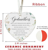 Godmother Christmas Ornament - Godmother Ornaments from Godchild -
