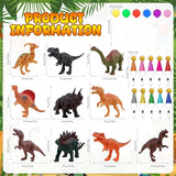 26 PCS Jungle Animal Birthday Party Decorations with Dinosaur