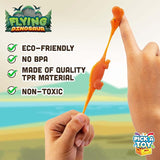 PICK A TOY Stretchy Slingshot Dinosaur Toys 36 Mini Rubber Dinosaurs