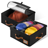 Dofilachy 2-in-1 Stackable Hat Storage for Baseball Caps with Clear