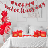 Soulchen 47 Pcs 5 Senses Gift Bags with Tissue Red Valentine Party