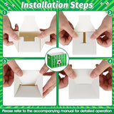 2PCS Soccer Utensil Holder Paper Utensil Caddy for Soccer Party