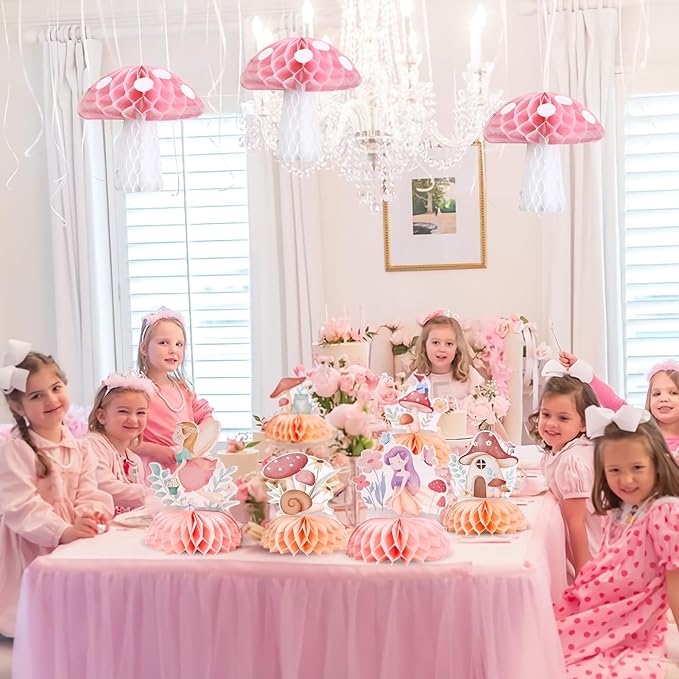 12 PCS Fairy First Birthday Decoration Fairy Centerpieces for Tables