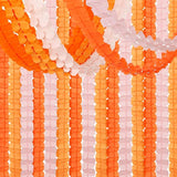 Fall-Boho Pink-Orange Groovy Thanksgiving Party-Decorations - 12pcs