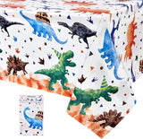 WERNNSAI 1PCS Dinosaur Tablecloth - Dinosaur Birthday Decorations
