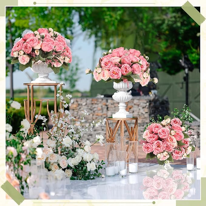 8 Bundles Artificial Peonies Flowers Boho Faux Flowers Arrangements #1
