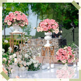 8 Bundles Artificial Peonies Flowers Boho Faux Flowers Arrangements #1