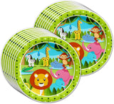 Safari Jungle Theme Birthday Party Decorations Tableware Set Wild