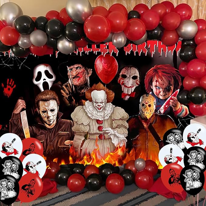 Have a Killer Birthday Party Decoration Horror Movie Party Photo