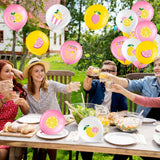 Aoriher 63 Pcs Lemon Balloons Lemonade Party Decorations Yellow Pink