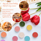 Citrus Scented Tealight Candles, Orange Scent Tea Lights Candles Clear