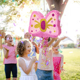 WERNNSAI Pink Bow Piñata - Girls Birthday Party Decoration Bow Tie