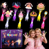 36 Pcs Princess Party Favors LED Finger Lights for Grils Glow in the