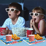 32Pcs Christmas Party Supplies Movie Night Paper Snacks Boxes Xmas
