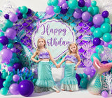 Mermaid Birthday Decorations 242 PCS Girs Party Supplies &