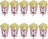 Popcorn Party Balloons 10pcs Reusable Aluminum Foil Movie Theme