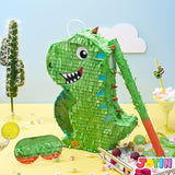 Dinosaur Pinata with Plastic Bat and Paper Blindfold 15.5H X 10.5W X