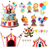 Circus Cake Toppers Carnival Cupcake Toppers Circus Birthday Cake
