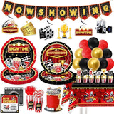 Movie Night Supplies 160PCS Movie Themed Party Decorations with Now
