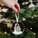 Snowman Ornaments - Snowman Christmas Ornament 2025 - Winter Holiday O