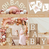 Boho Baby Shower Decorations, Boho Rainbow Baby Shower Party