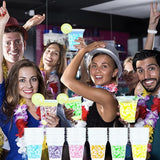 48 Pack 14 OZ Hawaiian Cups for Party Luau Plastic Cups Tropical