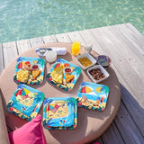 80 PCS Beach Theme Party Supplies Set Ultimate Summer Pool Pack with