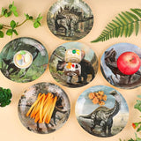 72PCS Dinosaur Birthday Plates Dinosaur Party Supplies Dino World