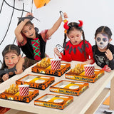 50Pcs Halloween Movie Night Supplies Snack Trays Movie Theater Snack