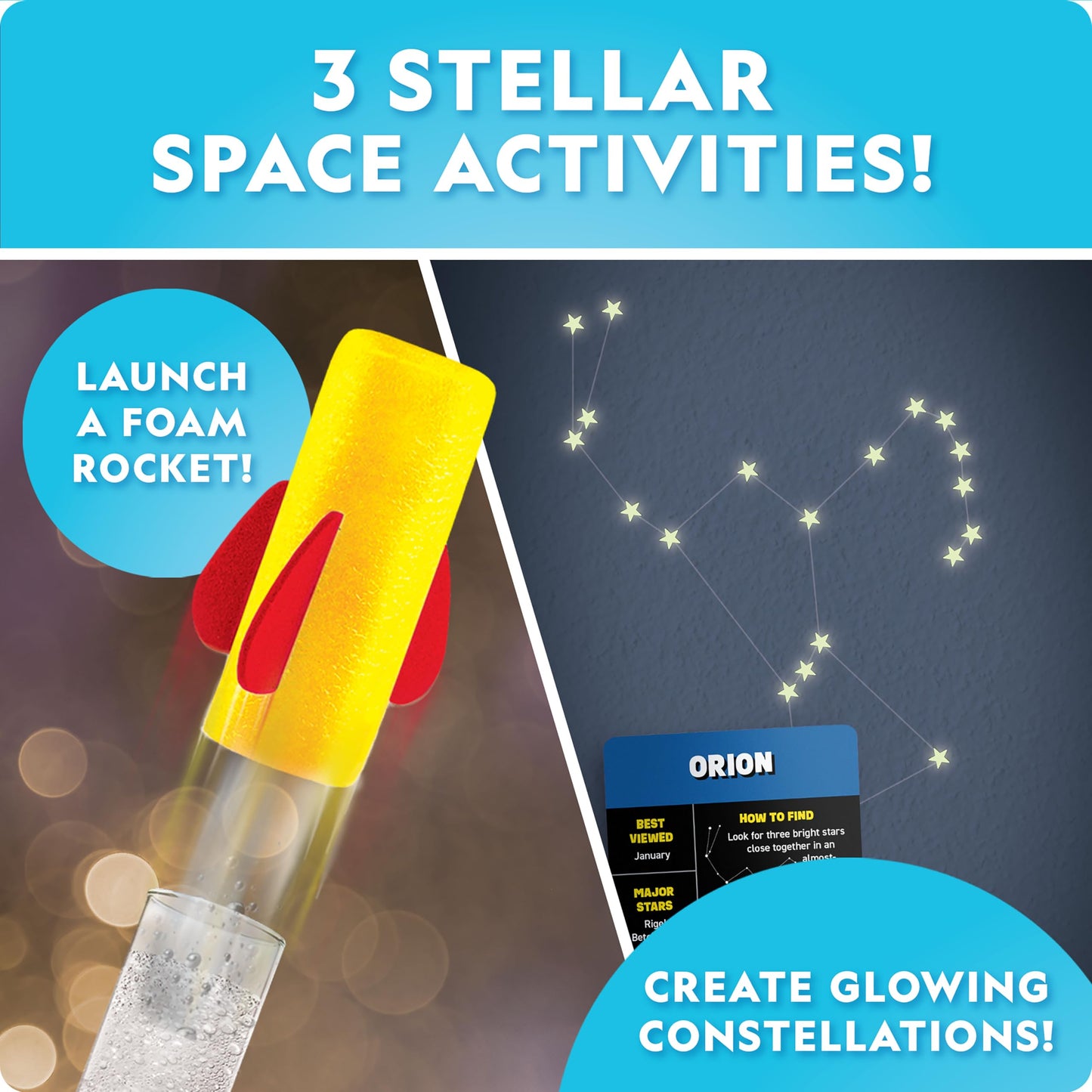 National Geographic Mega Space Activity Kit - Glow in The Dark Science