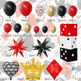144PCS Dice Favor Boxes Casino Theme Party Decorations Casino