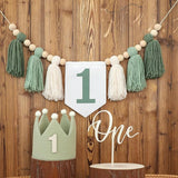 Wild One High Chair Banner For 1st Birthday Party Decorations With