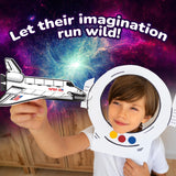 ArtCreativity Space Shuttle Gliders, Set of 24, Flying Toys for Boys &