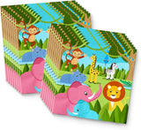 Safari Jungle Theme Birthday Party Decorations Tableware Set Wild
