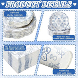 250 Pcs Something Blue Disposable Plates and Napkins Bridal Shower