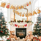 PAPER JAZZ Gingerbread Christmas Decoration Merry Christmas Banner 3
