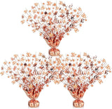 3 Pcs 30th Rose Gold Birthday Decorations for Table Centerpieces