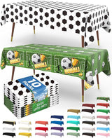 Pureegg Soccer Party Decorations 2026 Plastic Tablecloth Disposable